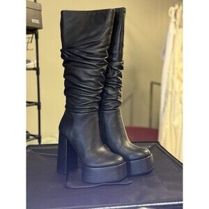 D'Amelio Footwear Rosela Boot Matte Black Women’s 7 NWB FIRE 🔥